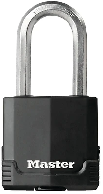 Master Lock M515XKADLH Magnum Keyed Padlock, 2 In Shackle, Stainless Steel