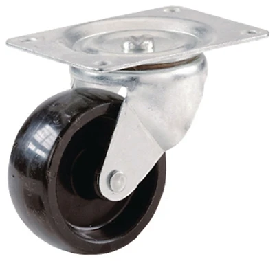 Shepherd 9394 Polypropylene Swivel Plate Caster, 3 In., 210 Lb.