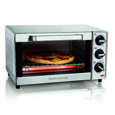 Hamilton Beach 31401 4-Slice Stainless Steel Toaster Oven