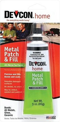 Permatex 50345 Metal Patch and Fill, Charcoal Gray, 3.5 oz.