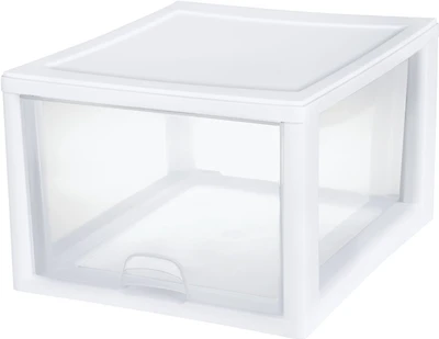 Sterilite 23108004 Stacking Drawer, 27-Qt., Plastic