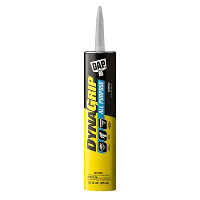 Dap 27501 DynaGrip Construction Adhesive, Tan, 10.3 Oz