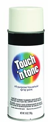 Rust-Oleum 55274830 Touch 'n Tone Spray Paint, Gloss White, 10 oz