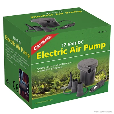 Coghlan's 0815 Electric Air Pump, 12V DC, 5.5A