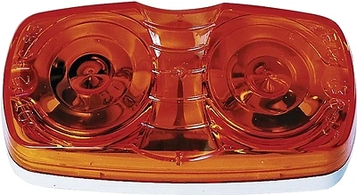 Peterson V138A Amber Clearance/Marker Light, 12V, Dual Bulb