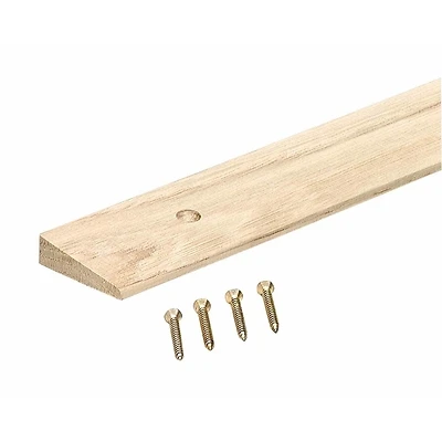 M-D 85530 Unfinished Oak Hardwood Floor Reducer, 1-3/4 In. W X 36 In. L