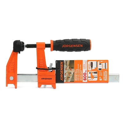 Steel Bar Clamp, Medium-Duty, 6-In.