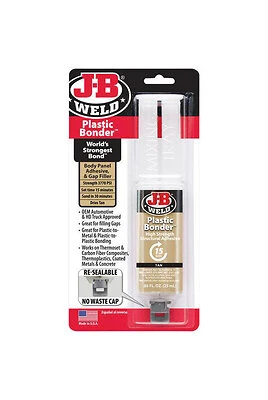 Plastic Bonder Epoxy Syringe, 25-ml