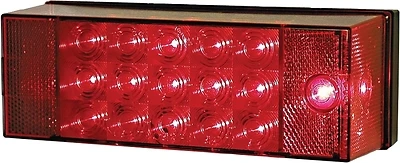 V856 Red 7.9 In. Led Stop, Tail, And Turn Light