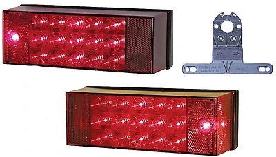 V947 Led Trailer Light Kit, 12 V, 2-lamp, Red Led Lamp For Trailers