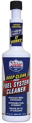 Lucas Oil 10512 Deep Clean Fuel System Cleaner, 16 Oz.