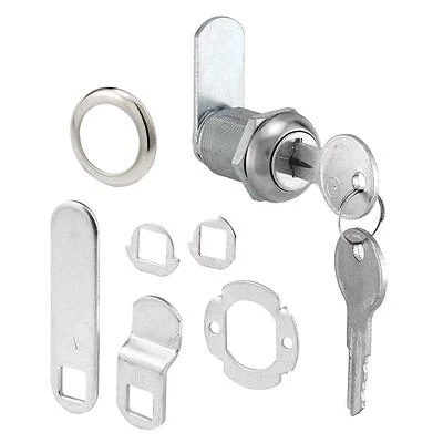 7/8 In. Chrome Finish Drawer/ Cabinet Lock