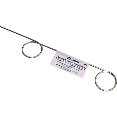 Hillman 848648 Pigtail Sign Holder, 28-In., Aluminum