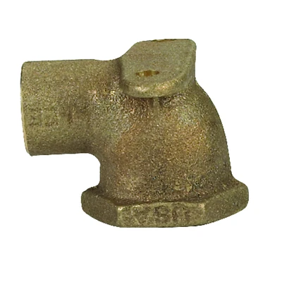 Nibco C707-3-5-LF Lead-Free 1/2 In. Bronze 90-Degree Elbow, C x FPT
