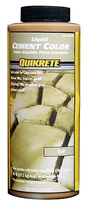 Quikrete 131702 Buff Liquid Cement Color, 10 Oz Bottle