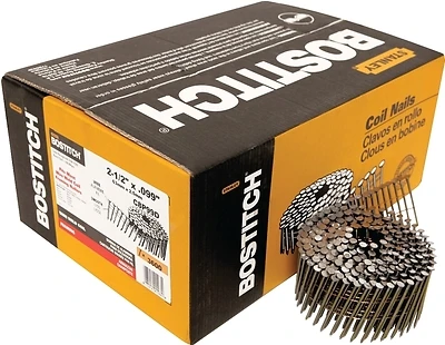 Collated Coil Framing Nails, 2-1/2 x .099 In., 3,600-Ct.