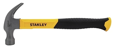 Stanley Curved Claw Hammer, Fiberglass Handle, 16 oz, 13 In.