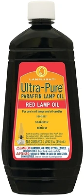 Ultra Pure Lamp Oil, Red, 32 oz.