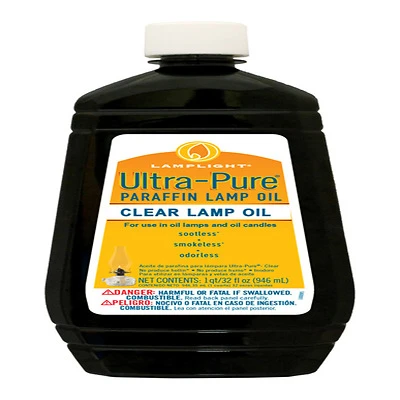 Lamplight Farms 60009 Ultra Pure Lamp Oil, Clear, 32 Oz.