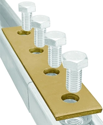 Flat Splice Plate Fitting, 4-Hole, 7-1/4 x 15/8-In.