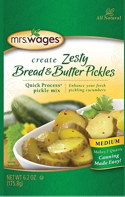 Mrs. Wages W659-J6425 Zesty Bread and Butter Pickle Mix, 6.2 oz
