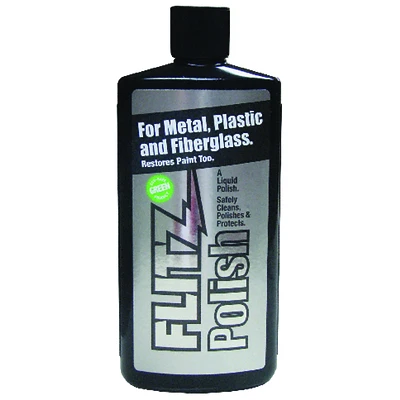 Flitz LQ 04535 Metal Polish & Fiberglass Cleaner, Liquid, 3.4 Oz