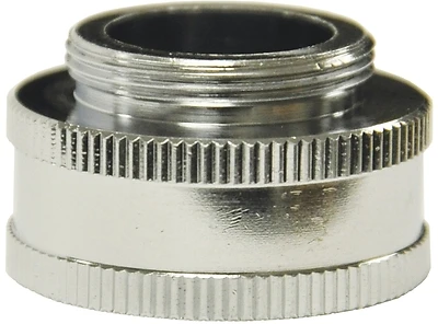 Danco 10511 Washing Machine Adapter, 3/4 x 55/64-27 in, Brass Chrome