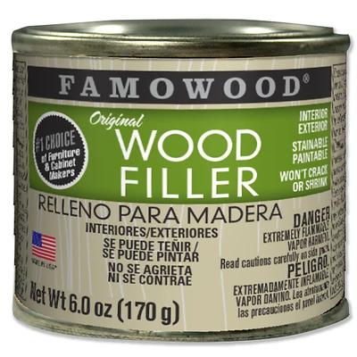 Famowood 36141124 Original Wood Filler, Maple, 1/4 Pint, 6 oz.