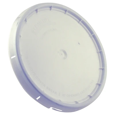 Leaktite Plastic Bucket Lid, White, For 3 and 5 Gallon Pails