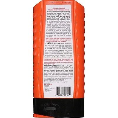 Permatex 25122 Fast Orange Pumice Hand Cleaner, Citrus, 15 oz.