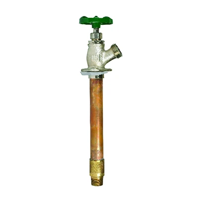 Arrowhead Brass Frost Free Wall Hydrant, Lead-Free, 6 In., 1/2 In. MPT x Copper Inlet