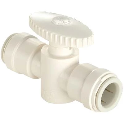Watts 3539-08/P-450 Stop Valve, 3/8 in Connection, Push-Fit, 250 psi Pressure, Plastic Body