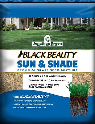 Black Beauty Sun & Shade Grass Seed Mixture, 7 Lbs.