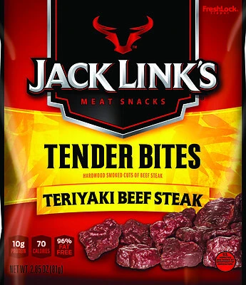 Jack Link's 10000008391 Teriyaki Beef Tender Bites, 2.85 oz