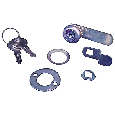 US Hardware WP-9708C Cam Lock, Steel, Chrome-Plated