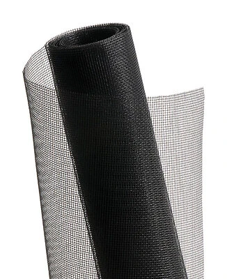 Clear Advantage Invisible Window Screen, Charcoal Fiberglass, 36 In. x 100 Ft.