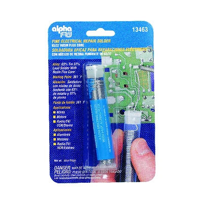 Alpha Metals AM13463 Electrical Solder, 63/37, 0.5 oz