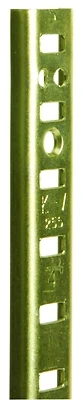 Knape & Vogt PK255BR72 Brass Pilaster Shelf Standard, 72 In., 23 Ga.