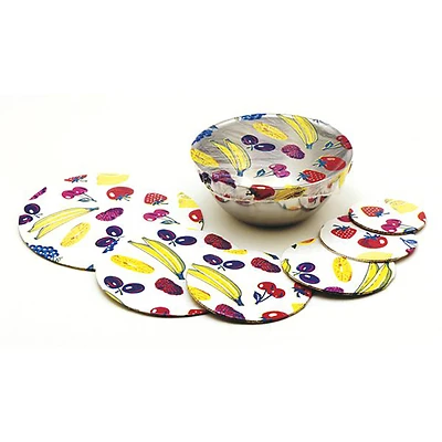 Norpro 528 Bowl Cover Set, Plastic, Multi-Color, 6-Pk.