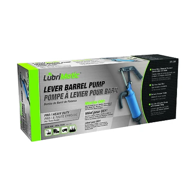 Plews Lubrimatic 55-156 Barrel Pump, 9 Oz/Stroke, Lever