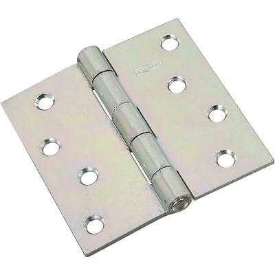 National Hardware N261-669 Utility Hinge, 4 x 4 In., Zinc, 70 lb