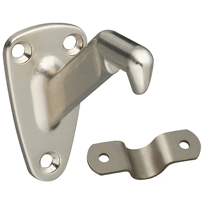 2-Pc.Heavy Duty Handrail Bracket, Satin Nickel