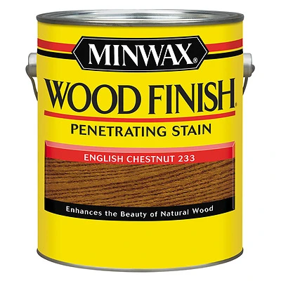 Wood Finish Penetrating Stain, English Chestnut, 1-Gallon