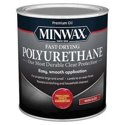 Minwax 63000444 Polyurethane Finish, Gloss, 1-Qt.