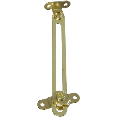 National Hardware N208-637 Friction Lid Support, Steel/Brass, 6 In.