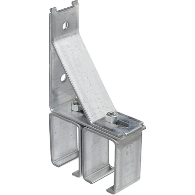 National Hardware N104-414 Double Box Rail Brackets, Galvanized, Adjustable