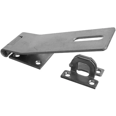 National Hardware N102-517 Zinc Safety Hasp, 7 In., Non-Swivel Staple
