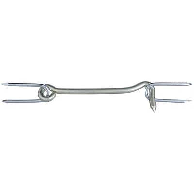 National Hardware N122-242 Gate Hook, Steel, Zinc, 6 In.