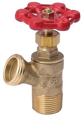 Heavy Duty Boiler Drain, Threaded, 3/4 In.-Male & 1/2 In.-Female