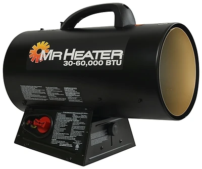 60,000 Btu Propane Qbt Forced Air Heater With 10 Ft Hose And Regulator
